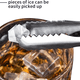 thumbnail image 3 of Pinzas para cubitos de hielo de acero inoxidable, pinzas para servir hielo para cócteles, whisky, 3 of 5