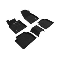 3D MAXpider 2019-2024 Fits Lexus ES Hybrid Elegant Woven Nylon Black 1st 2nd Row Floor Mat L1LX06504709