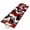 Red, variant on Aqua Stripe Large Area Rugs for Bedroom Living Room, Soft Non Slip Carpet Bedside Rug, Ombre Grey Moire Geometric Modern Abstract Round Floor Cover Kitchen Accent Rug 3' for Dining Room/Office