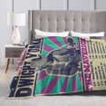thumbnail image 5 of Ultra Soft Throw Blanket Flannel Dwight Music Yoakam Theme Light Weight Warm Blanket for Living Room/Bedroom 40"X30", 5 of 6