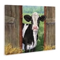 thumbnail image 2 of Stupell Industries Rustic Lodge Cow in Wooden Gate Canvas Art, 20 x 16, by George Dyachenko, 2 of 8