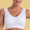 thumbnail image 5 of Conjunto de lencería Sujetador Mujer Belleza Espalda Ejercicio de una pieza Ropa diaria femenina (XXXL) Blanco Kuymtek Blanco T 3EG para Mujer, 5 of 5