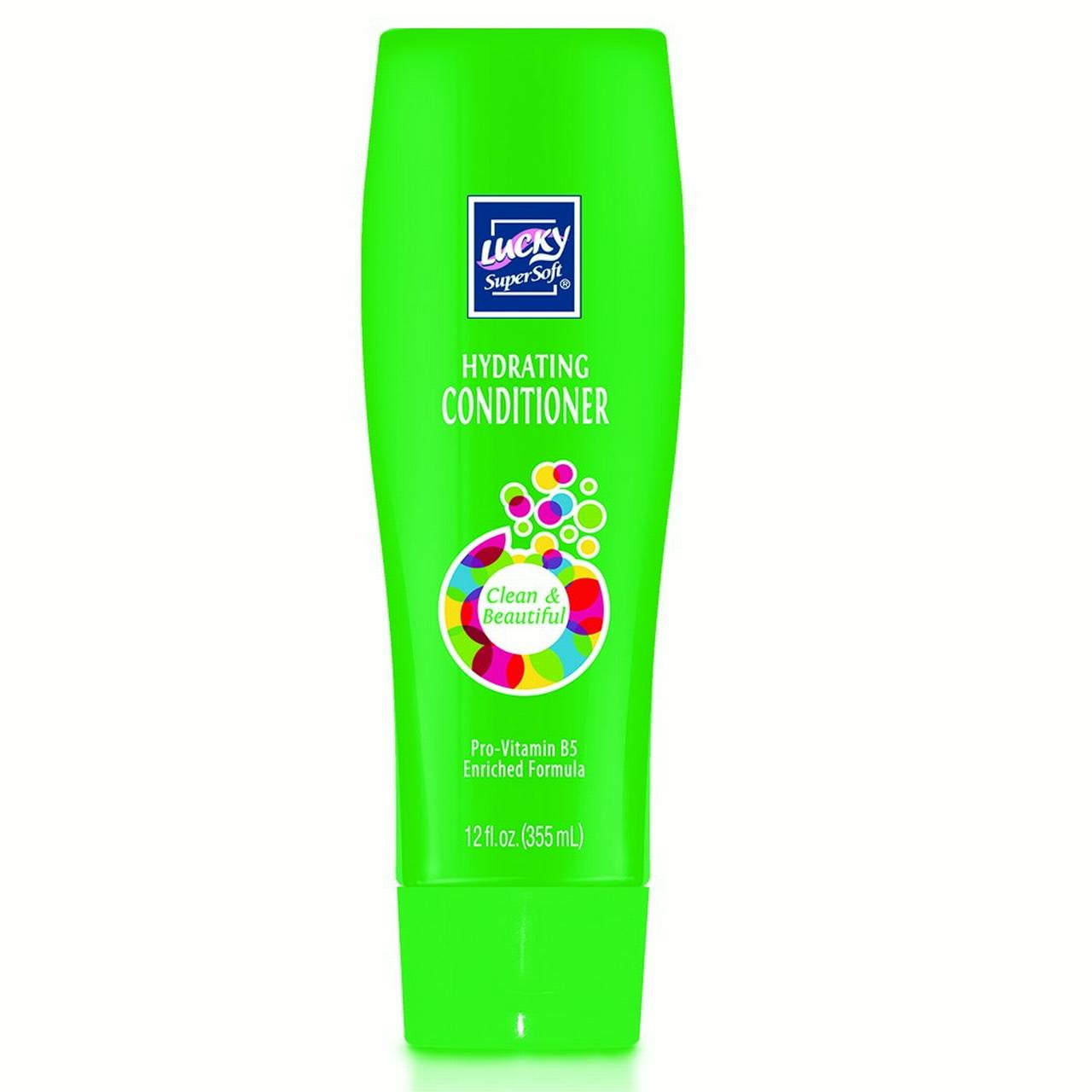 Lucky Super Soft Herbal Conditioner, Clean & Beautiful, Green, 12 Oz