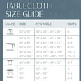 thumbnail image 6 of Villeroy & Boch Villeroy and Boch La Classica Luxury Linen Fabric Tablecloth Gray/Silver 70"x126" Oblong Oblong, 6 of 7