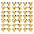 thumbnail image 2 of Loose Beads 100Pcs Round Golden Craft Projects For Children Kids Educational Toy 6mm Diameter, 2 of 4
