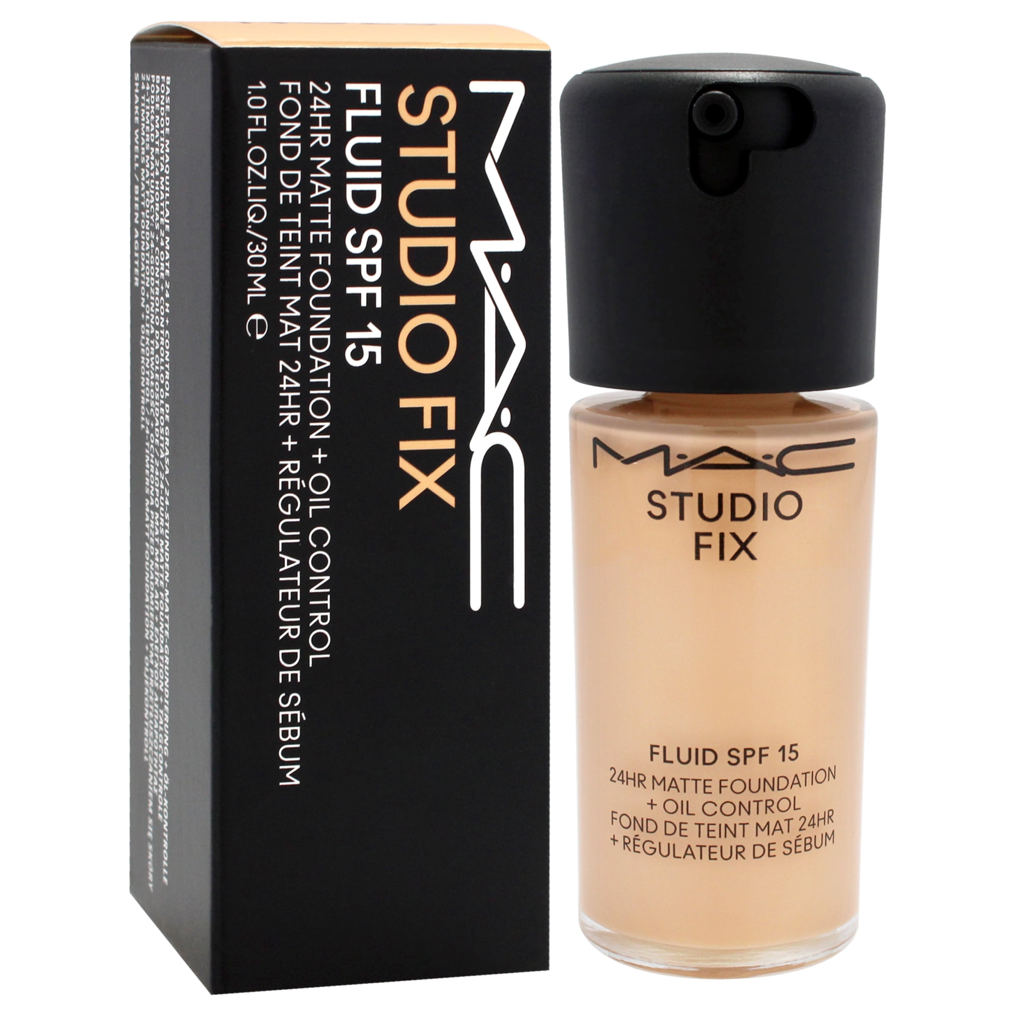 MAC Studio Fix Fluid SPF 15 24Hr Matte Foundation Plus Oil Control - NC25 , 1 oz Foundation