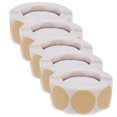 thumbnail image 5 of Raindrops Funny Stickers for Label Organization Khaki Colored Dot Stickers with Blank Dots Self Adhesive 5 Rolls, 5 of 8