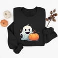 thumbnail image 6 of VKOYWKM Sweatshirts for Women Halloween Spooky Season Graphic Pullover Top Cute Crewneck Sweatshirt Oversized Long Sleeve Fall Sweatshirts, 6 of 6
