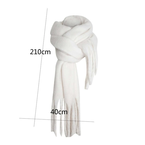 nochalofo White Scarf for Women, Large Scarf Women's Long Blanket
