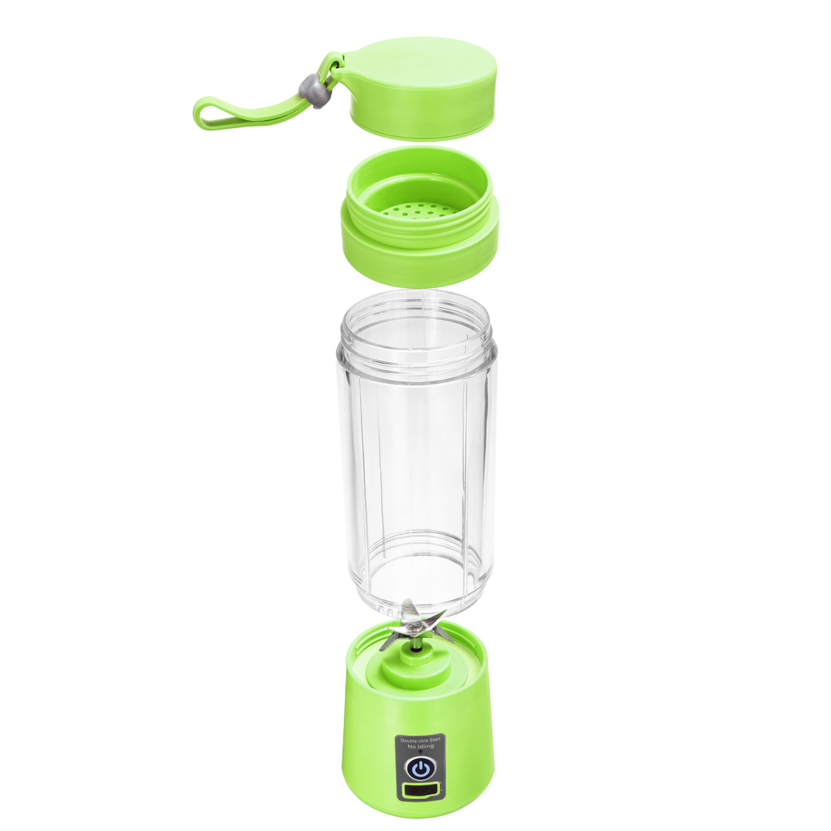 4/6 Blades 0.4L USB Electric Juice Cup,Fruit Smoothie Machine Juicer Maker Blender,Sports Bottle