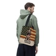 thumbnail image 3 of Freedom Paws Patriotic Afghan Hound Vintage Memorial Day All Over Print 3D Canvas Tote Bag Dog Lover Reusable Handbag - 12006, 3 of 5