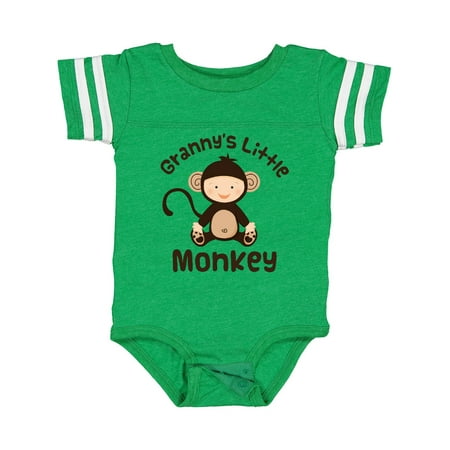 

Inktastic Granny s Little Monkey Gift Baby Boy or Baby Girl Bodysuit