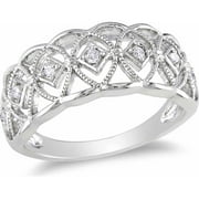 Diamond Accent Sterling Silver Fashion Ring