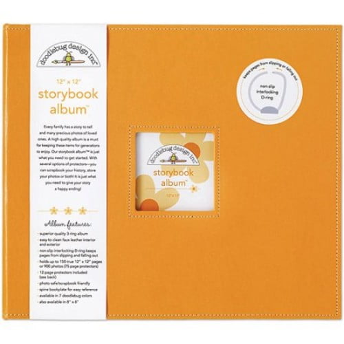 Doodlebug Design Storybook for Scrapbooking Photo Album 12 by 12-Inch 12x12