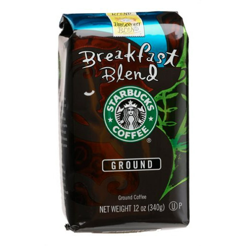 Starbucks Coffee Medium Roast Breakfast Blend Ground 12 Oz Walmart