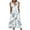 Navy, variant on Juesizh Dresses for Women Plus Size V Neck Sleeveless Maxi Dress Fashion Loose Leaf Print Designed Summer Casual Dress, S-3XL