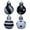 Color, variant on Christmas Decorations 2025!Mrzvby Xmas Tree Ornament 24 Pcs Mini Christmas Black White Glass Balls Ornaments