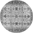thumbnail image 1 of Ahgly Company Indoor Round Oriental Gray Traditional Area Rugs, 6' Round, 1 of 1