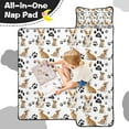 thumbnail image 4 of Corgi Dog and Footprints Toddler Nap Mats for Kids Preschool,Sleeping Mat Bag or Kids,Toddler Sleeping Bag,Toddler Nap Mat or Daycare, 4 of 6