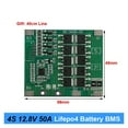 thumbnail image 3 of 4S 50A 12.8V 14.4V 32650 32700 Battery BMS Board For Solar Panel Or Electric Boat Uninterrupted Power Supply 12V ,Multi -Function Protection, 3 of 6