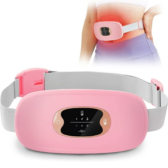 Portable Heating Pad for Cramps - Menstrual Heating Pads for Cramps Rechargeable Adjustable Travel Period Heating Pad