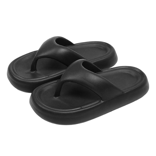 Zapatillas de Suela Suave de Goma Gruesa Par de Chanclas, Zapatillas de Suela de Goma Interior Al Aire Libre Verano