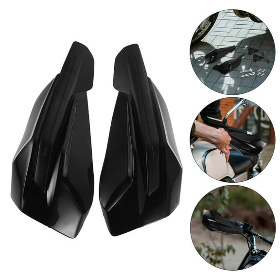 OUNONA 1 Pair Universal Motorbike Handguards for Dirt Bikes and Snowmobiles Windproof Handlebar for Off-Road Riding Plastic Hand Guards