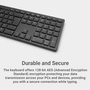 Dell Pro Keyboard and Mouse KM5221W 2.4GHz Wireless Bluetooth Programmable Black