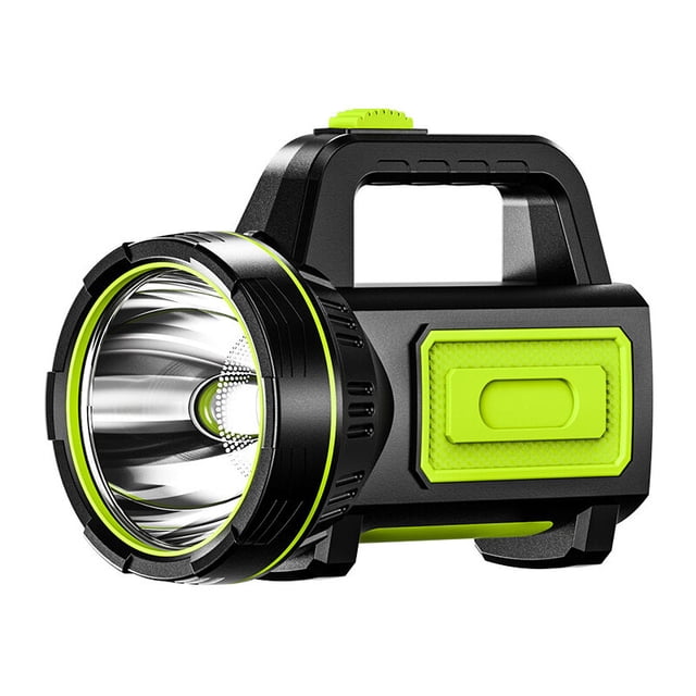 Linterna LED ultrapotente recargable por USB 135000 lúmenes 6000 mAh con luz lateral Linterna impermeable de alta potencia para emergencias Senderismo Camping Caza