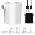thumbnail image 3 of Portable Air Pump with 5 Nozzles 2500mAh USB Rechargeable Electric Mini Air Pump 30000rpm Wireless Mini Inflator Air Pump Tiny Portable Pump with Overheat Protection, 3 of 11
