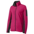 thumbnail image 5 of Port Authority Ladies Summit Fleece Full Zip Jacket-3XL (Dark Fuchsia/ Magnet), 5 of 6
