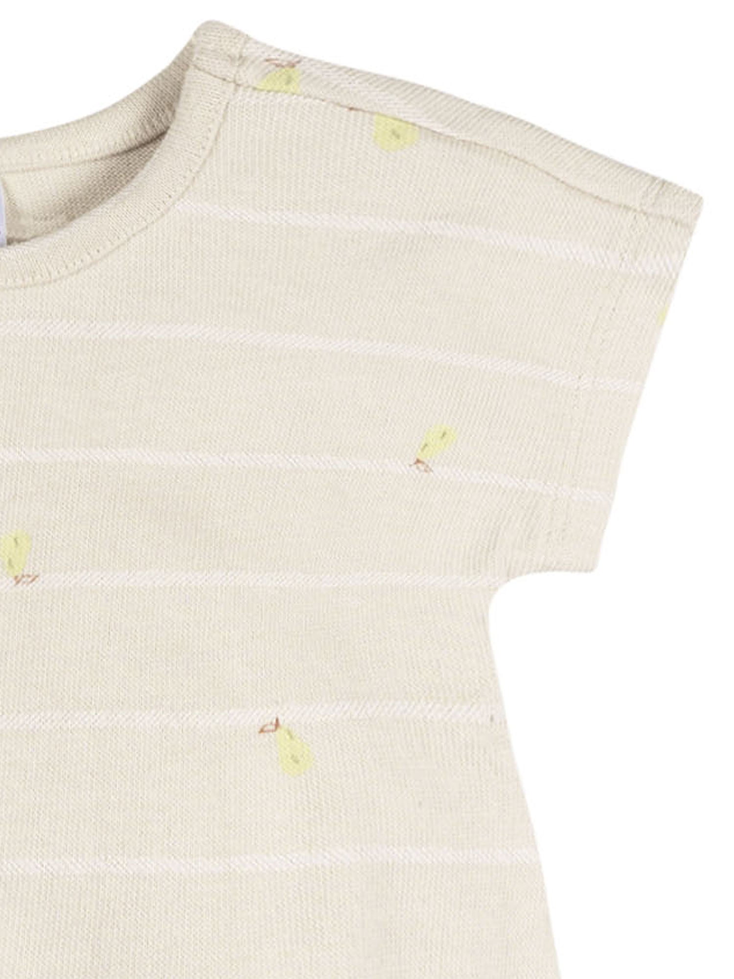 Modern Moments by Gerber Baby Boy Organic Dumpling Romper, Sizes 0/3 Months - 24 Months