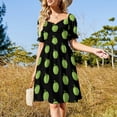 thumbnail image 3 of Funny Green s Sleeveless Dress Dress for girls Women's skirt loose women's dress, 3 of 6