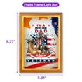 thumbnail image 5 of I'm a Great Dane Dad and a Veteran, Nothing Scares me Happy Father's Day Acrylic Plaque with Wood Photo Frame Box Danes Dog Lover Gifts Light Box - 00006, 5 of 5