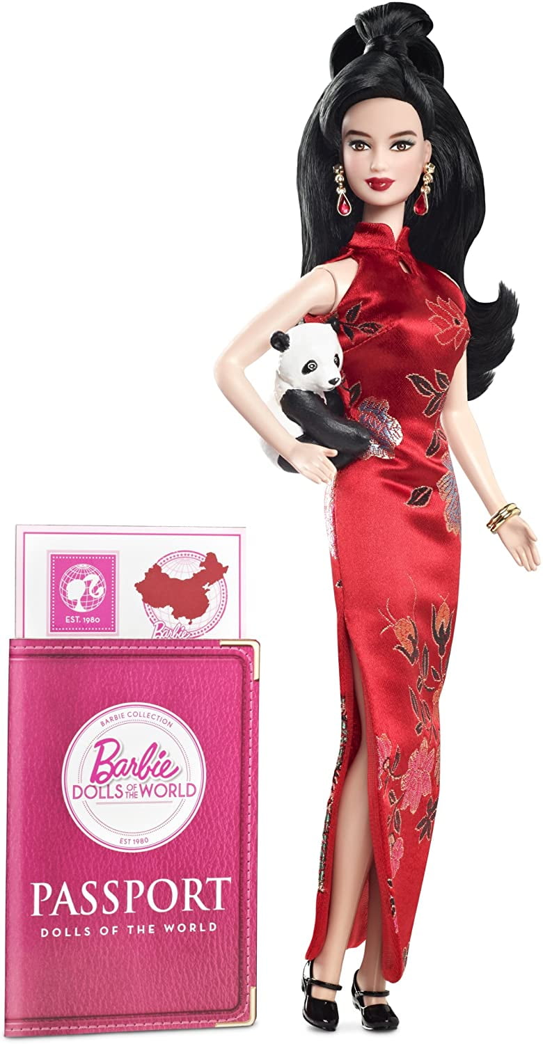 China Barbie Dolls of The World Pink Label Walmart
