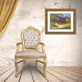 thumbnail image 3 of Schottler, Katharina 32x25 Gold Ornate Wood Framed with Double Matting Museum Art Print Titled - Red House, 3 of 4