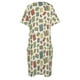 thumbnail image 4 of Vestido holgado con bolsillo para mujer Conjunto elegante de libros y libros vestido largo para verano, 4 of 6