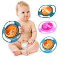 thumbnail image 2 of Plato giroscópico Universal para Bebé y Niño, cuenco antiderrame, suave, rotación de 360 grados, gran oferta, 2 of 4