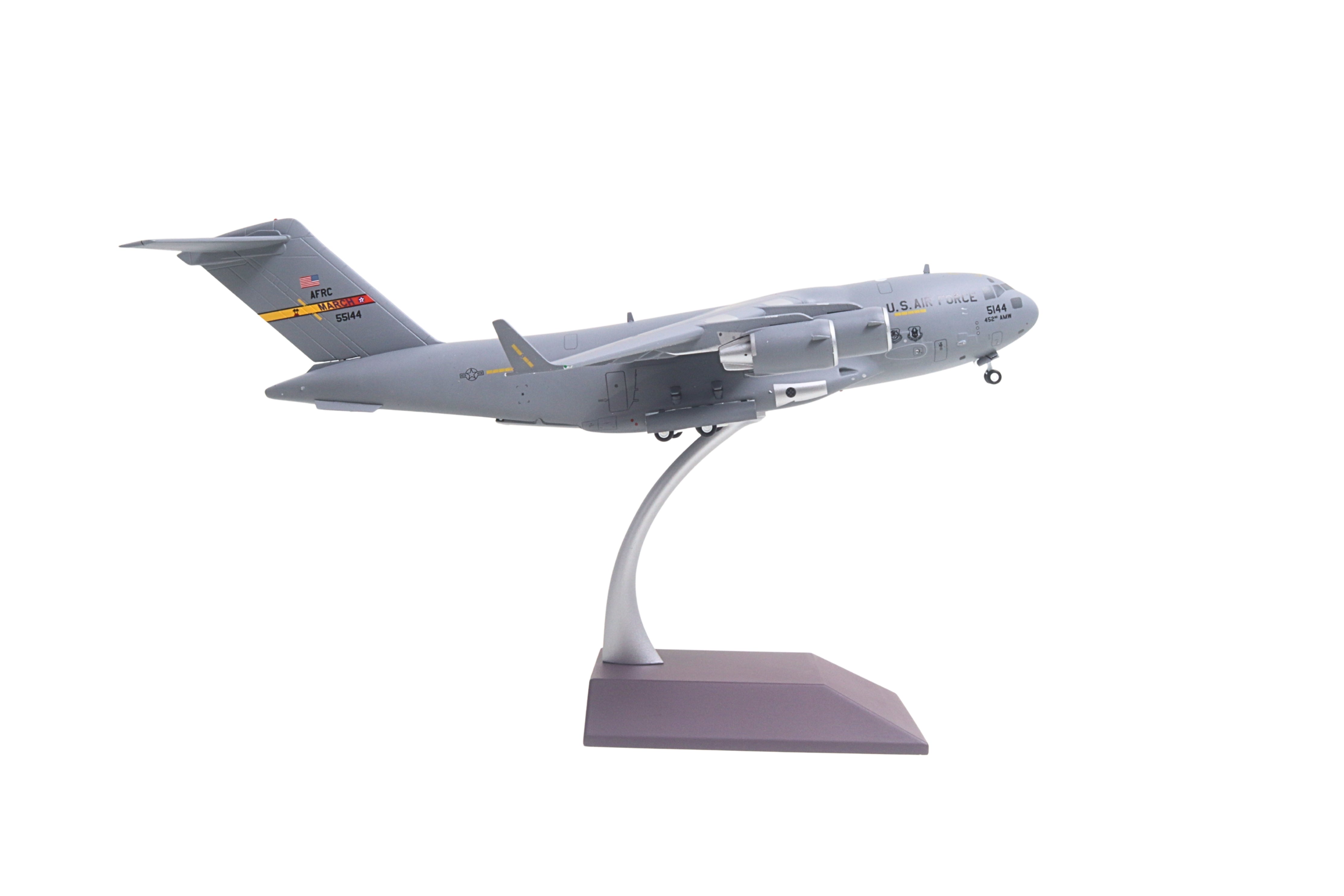 Boeing C-17 Globemaster III Transport Aircraft "March Air Reserve Base" US Air Force 1/200 Diecast Model by GeminiJets