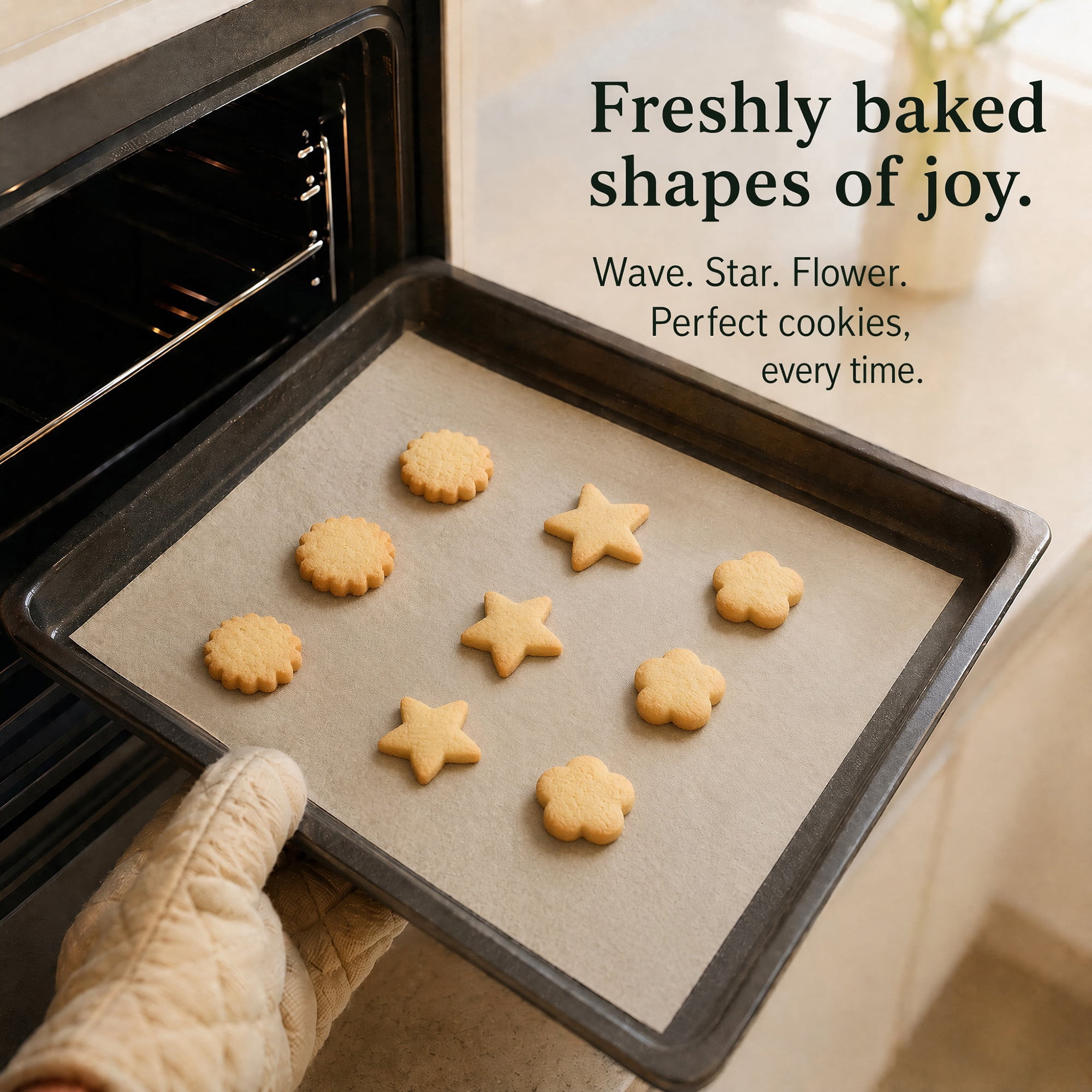 Unique Bargains 9Pcs Handheld Metal Biscuit Cutter Set with Handle Green-4