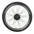 thumbnail image 4 of Kit de Conversion Moteur Moteur Roue Vélo Électrique en Alliage d'Aluminium 36V 250W 26 Pouces, 4 of 7