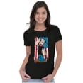 thumbnail image 3 of Patriotic Popeye Salute America Women's T Shirt Ladies Tee Brisco Brands S, 3 of 5
