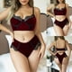 thumbnail image 2 of Gibobby Lencería mujer erótica Lencería Sexy para Mujer Baby Doll Mujer Sexy Color Negro Mono Sensual y Elegante Fina Lenceria para Dama(Rojo, CH), 2 of 5