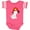 Football Pink and White, variant on Inktastic Fireman Dog, Cute Dog, Puppy, Doggo, Dalmatian Boys or Girls Baby Bodysuit