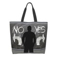 thumbnail image 2 of ZICANCN Canvas Tote Bag Aesthetic - Board Arrows Decision Grocery Bags Reusable Shopping Bags with Handles Durable Foldable Washable for Women Men, 2 of 8