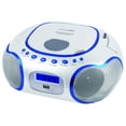 thumbnail image 1 of Boombox portátil para CD/MP3 HANNLOMAX HX-309CD con Bluetooth, color blanco, 1 of 5