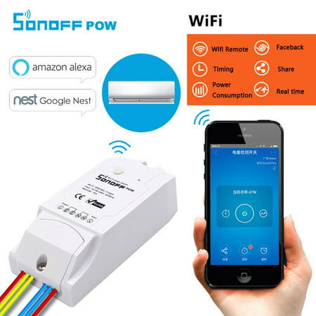 SONOFF TH16 DIY 16A 3500W Smart Home WIFI Wireless Temperature Humidity Thermostat Module APP Remote Control Switch