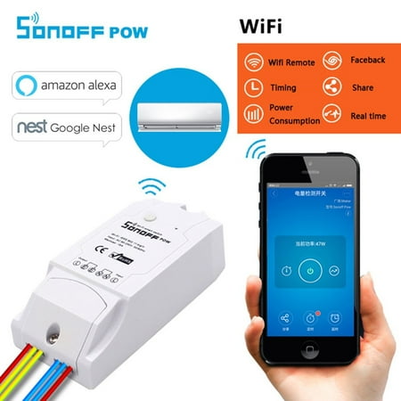 Temperature Sensing Remote - SONOFF TH16 DIY 16A 3500W Smart Home WIFI Wireless Temperature Humidity Thermostat Module APP Remote Control Switch Socket