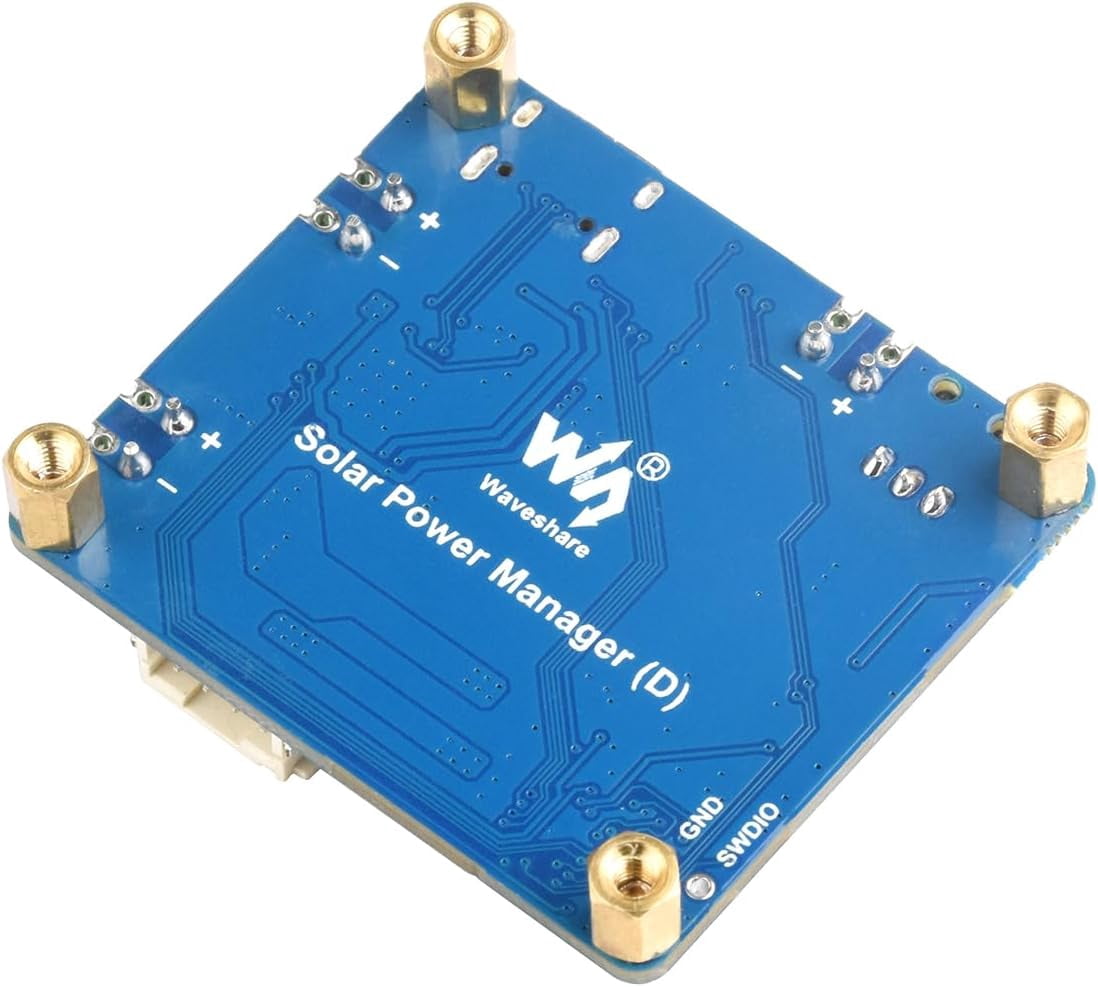 Solar Power Management Module (D) for 6V~24V Solar Panel and Type-C Power Adapter,Suitable for Solar-Powered Control System for MCUs/Development Boards /Jetson Nano/Arduino