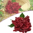 thumbnail image 2 of Blue Silk Hydrangea Artificial Flowers Bouquets, Realistic Fake Hydrangea with Stems, Faux Flower Arrangement for Valentines Day Home Wedding Party Table Centerpieces Decoration, 1 Pcs, 2 of 7